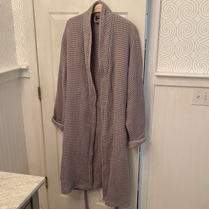 Gray Waffle Knit Robe - Men’s Brooklinen